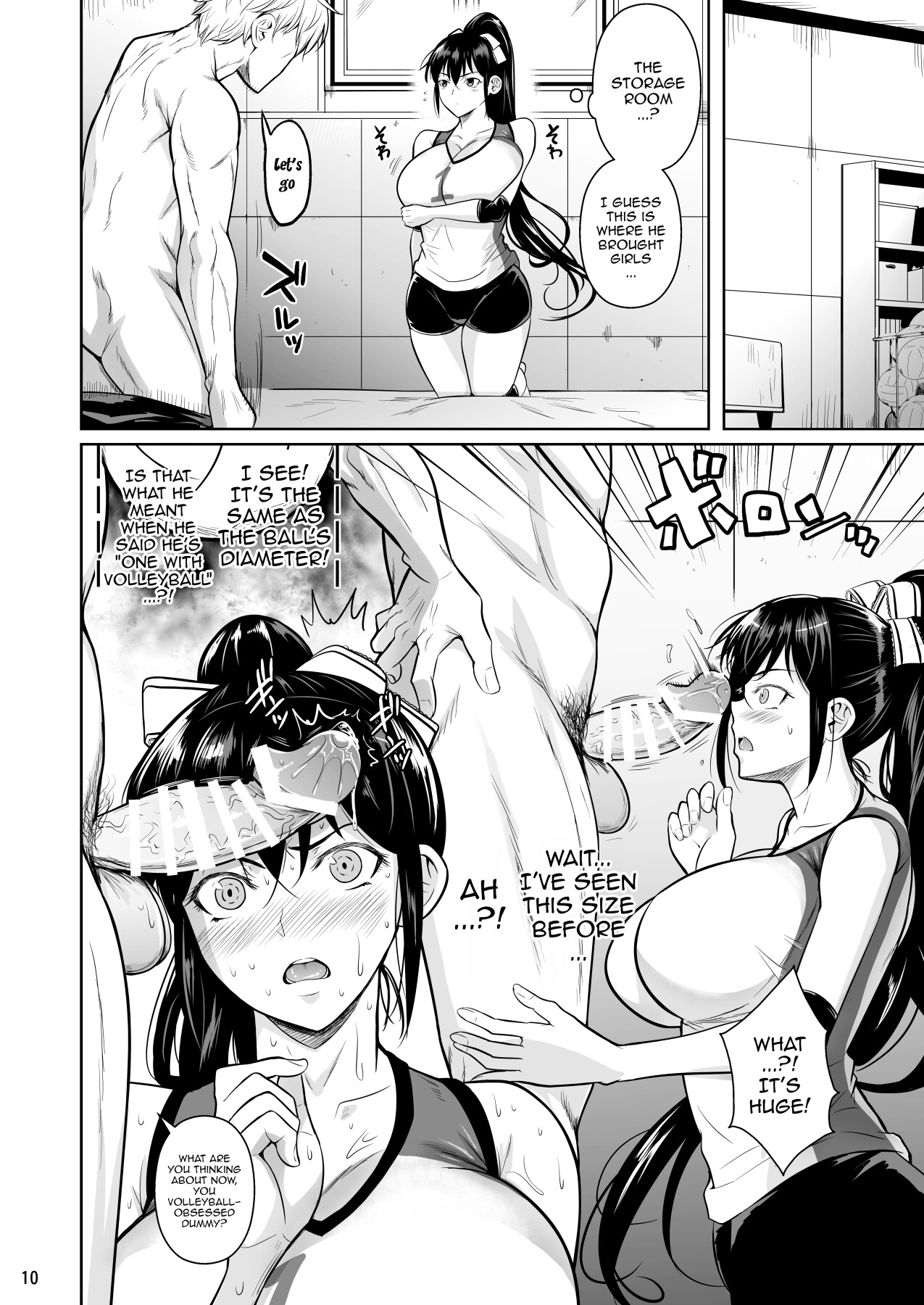 Hentai Manga Comic-Covered in Sweat-Read-11